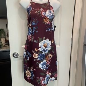 NWT IZ Byer floral mini dress